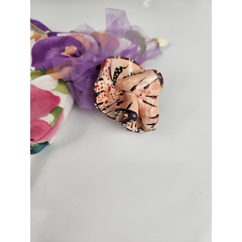Poupee Millet Cerri Art 11" French Porcelain Doll Awesome Headdress And Scarf - Picture 6 of 11